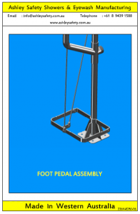 Foot Pedal Assembly